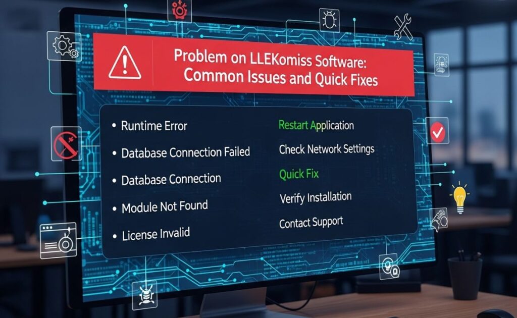 Problem on LLEKomiss Software: Common Issues and Quick Fixes
